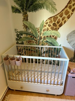Cuna IKEA MYRELLA con cajón y colchón