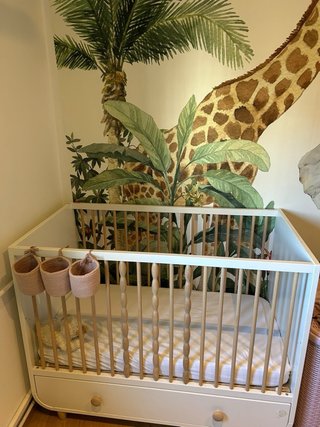 Cuna IKEA MYRELLA con cajón y colchón