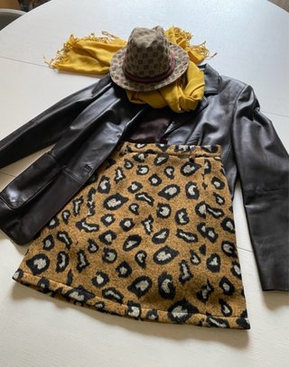 Minigonna leopardata Kling