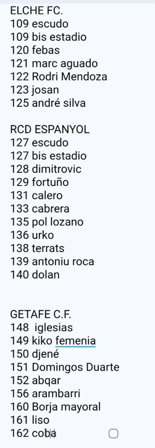LA LIGA ADRENALYN XL 2025 2026 Cromos