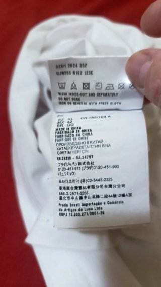 Camiseta Prada Blanca