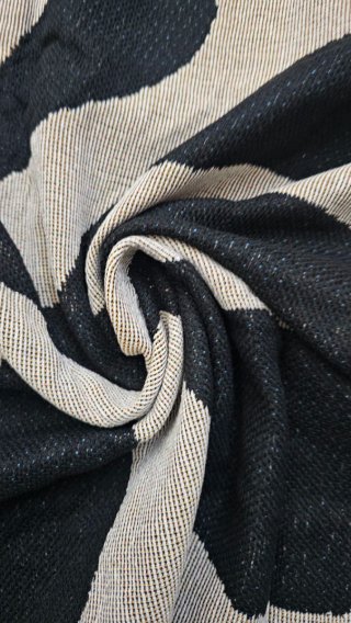 Arazzo Tappeto Fantasia Bianco e Nero