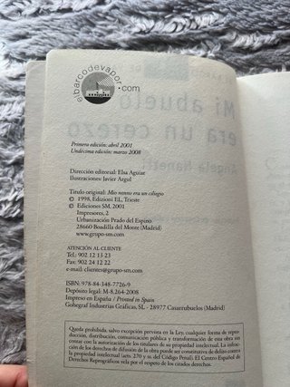 Mi abuelo era un cerezo, el barco de vapor, SM