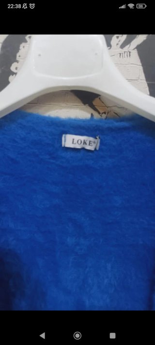 Giacca Loke Blu Aperta