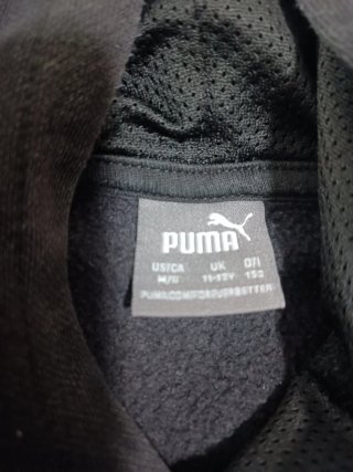 Chándal niño Puma negro. Talla 11-12 años 152 cm