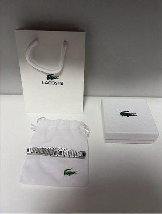 Pulsera Lacoste Plata
