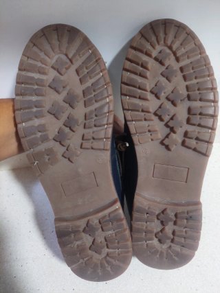 Náuticos de piel azul marino talla 39