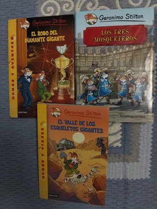 Lote de 3 libros de Geronimo Stilton