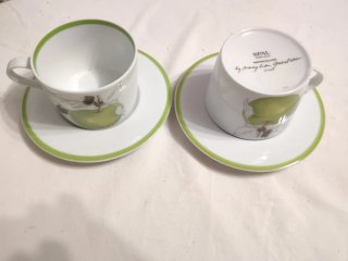 Set de 2 Tazas de Porcelana SPAL