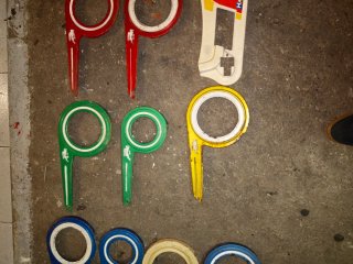 Lote de 7 cubrecadenas de bicicleta