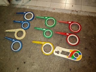 Lote de 7 cubrecadenas de bicicleta