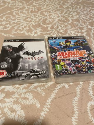 Pack 2 Juegos PS3: Batman y ModNation Racers