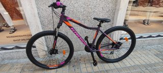 Bicicleta Montaña Mujer Morada/Naranja 26" Lea 3.0