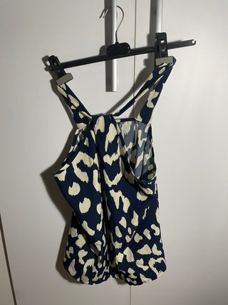Blusa con estampado animal print