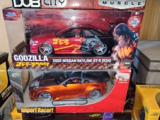 Nissan Skyline GTR R34 Jada Toys 1:24 Godzilla