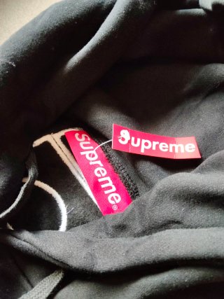 Sudadera Supreme Negra Talla L