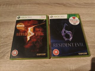 Resident Evil 5 y 6 Xbox 360