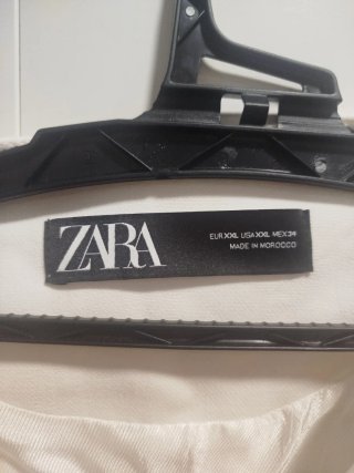 Chaqueta Zara Blanca Talla XXL