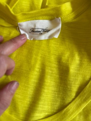 Camiseta American Vintage verde-amarillo