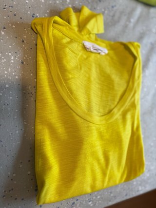 Camiseta American Vintage verde-amarillo