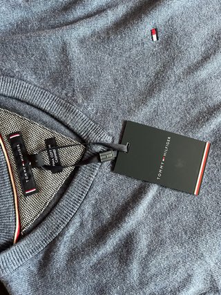 Jersey Tommy Hilfiger Azul V-Neck