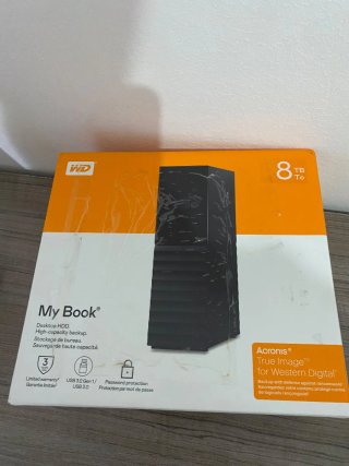 Disco Duro Externo WD 8TB My Book