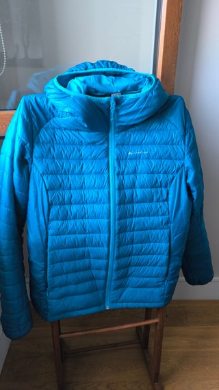 Casaca Quechua Azul/Turquesa con Capucha
