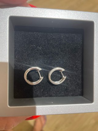 Pendientes de Aro Vachell Oro Blanco y Brillantes