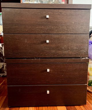 Cajoneras de Madera Marrón