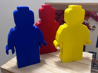 Espositore Minifigure LEGO - Blu, Rosso, Giallo