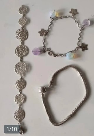 Pulseras de Plata de Ley