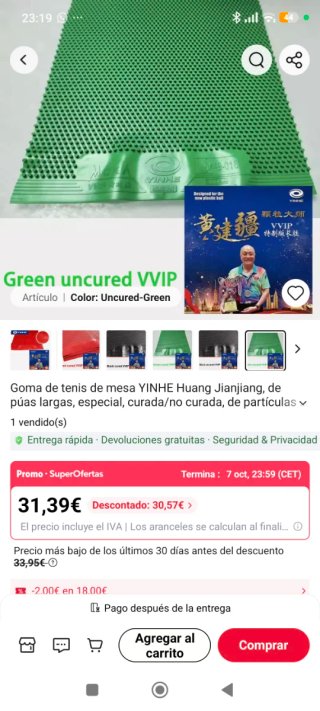 Pala de Tenis de Mesa Nittaku Violoncello