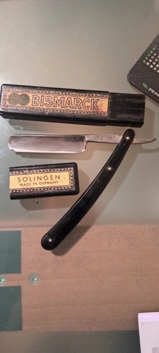 Navalha de Barbear Vintage Bismarck Solingen