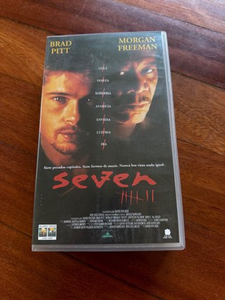 VHS Seven (Se7en) 1995 Brad Pitt Morgan Freeman