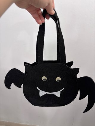 Bolsa de Halloween diseño murciélago