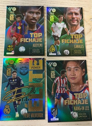 4 Cromos Top Fichaje EA Sports 2026/27