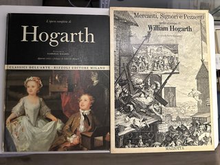 William Hogarth pittore due libri d'arte