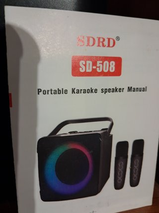 HIUYRFS Máquina de Karaoke con 2 Micrófonos Inalám