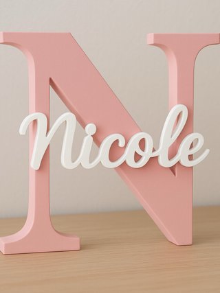 Letra personalizada con nombre