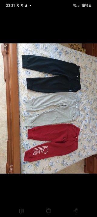 Set 3 pantaloni bambino 9-10 anni
