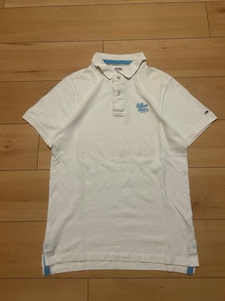 Polo Tommy Hilfiger Blanco Talla S Vintage