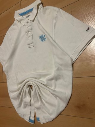 Polo Tommy Hilfiger Blanco Talla S Vintage