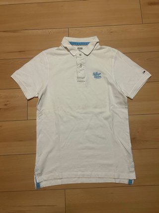Polo Tommy Hilfiger Blanco Talla S Vintage