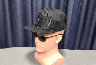 Gorra de Béisbol Negra Logo Bordado Talla Unica