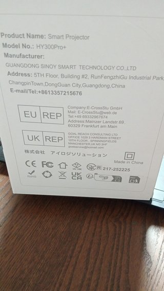 Projetor Magcubic HY300Pro+ Smart WiFi 180