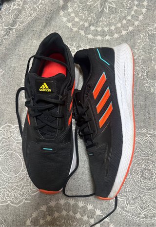 Deportivas Adidas Hombre Negras Naranja