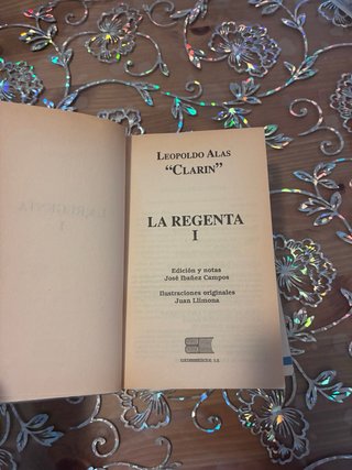 La Regenta (Clarín) 2 tomos