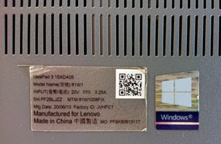 Lenovo IdeaPad 3 15ADA05 81W1 Ryzen 7 3700U - 8 GB