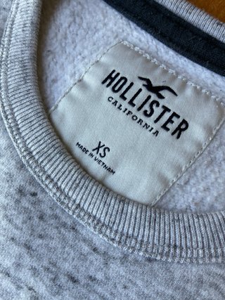 Sudadera Hollister Gris Talla XS