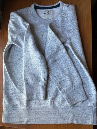 Sudadera Hollister Gris Talla XS
